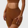 Seamless Knitted High Waist Push Up Cycling Shorts